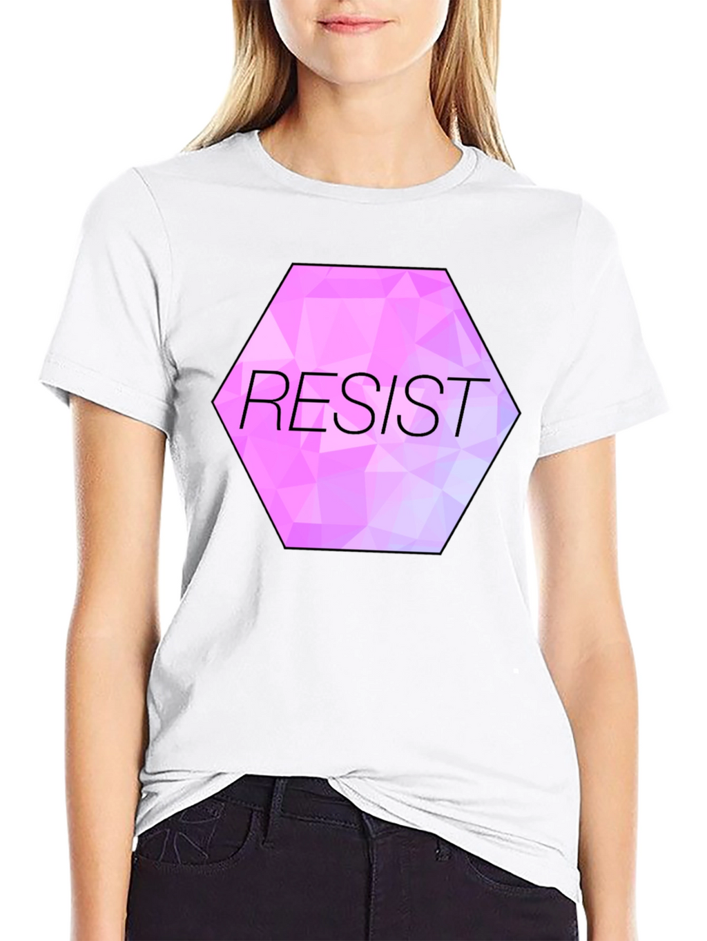 Resist Graphic Tee - Black Unisex T-Shirt