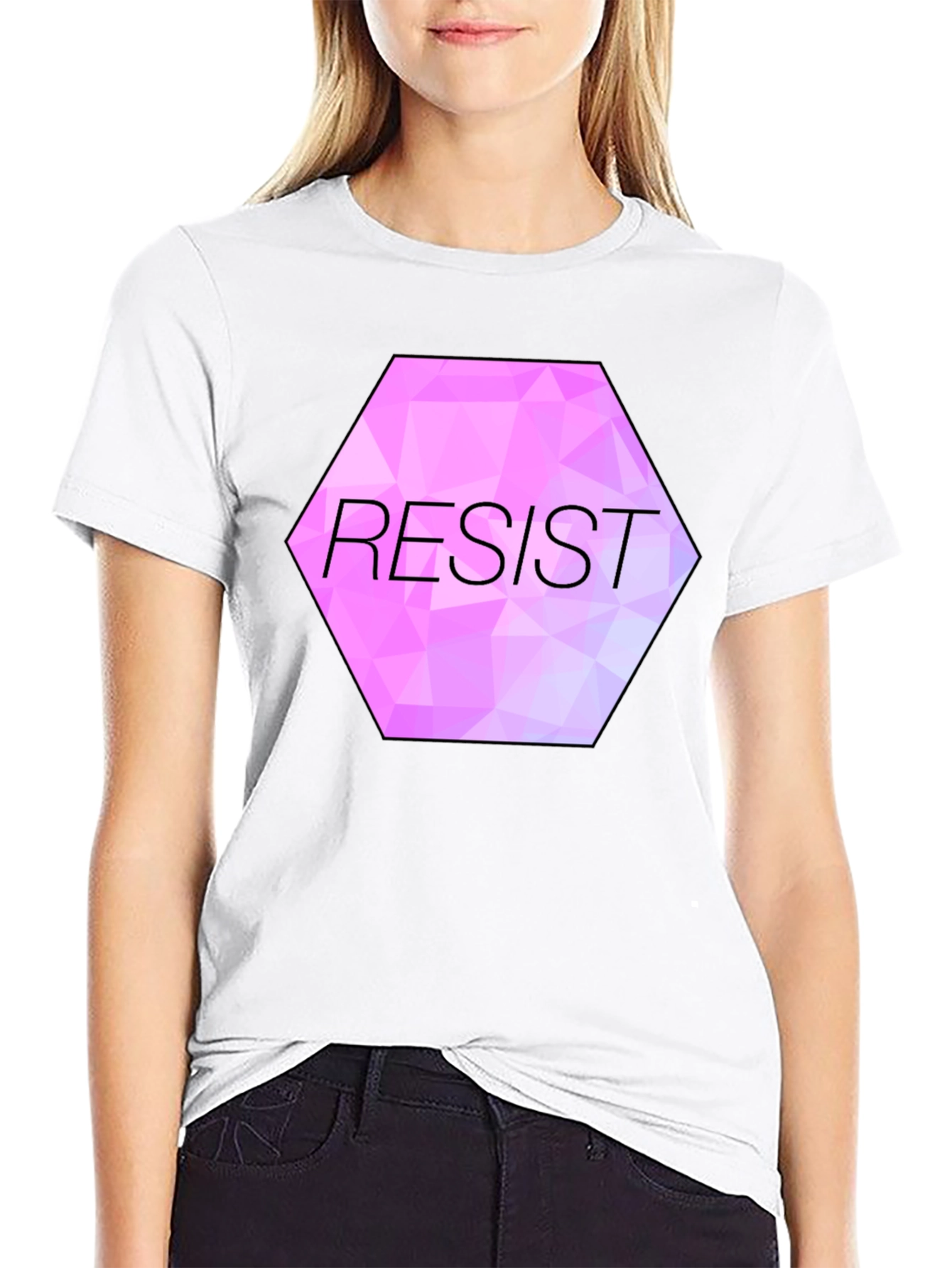Resist Graphic Tee - Black Unisex T-Shirt