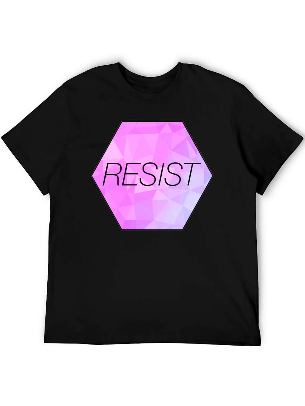 Resist Graphic Tee - Black Unisex T-Shirt