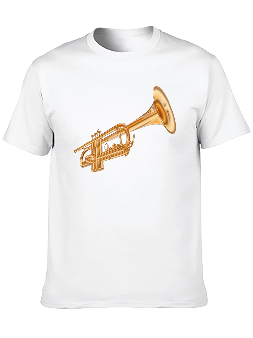 Trumpet Graphic Tee - Musical Instrument Shirt