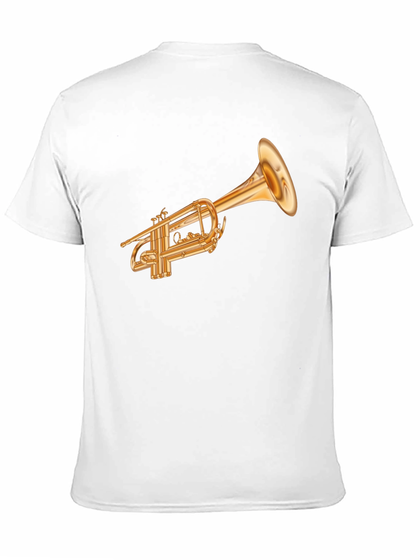 Trumpet Graphic Tee - Musical Instrument Shirt