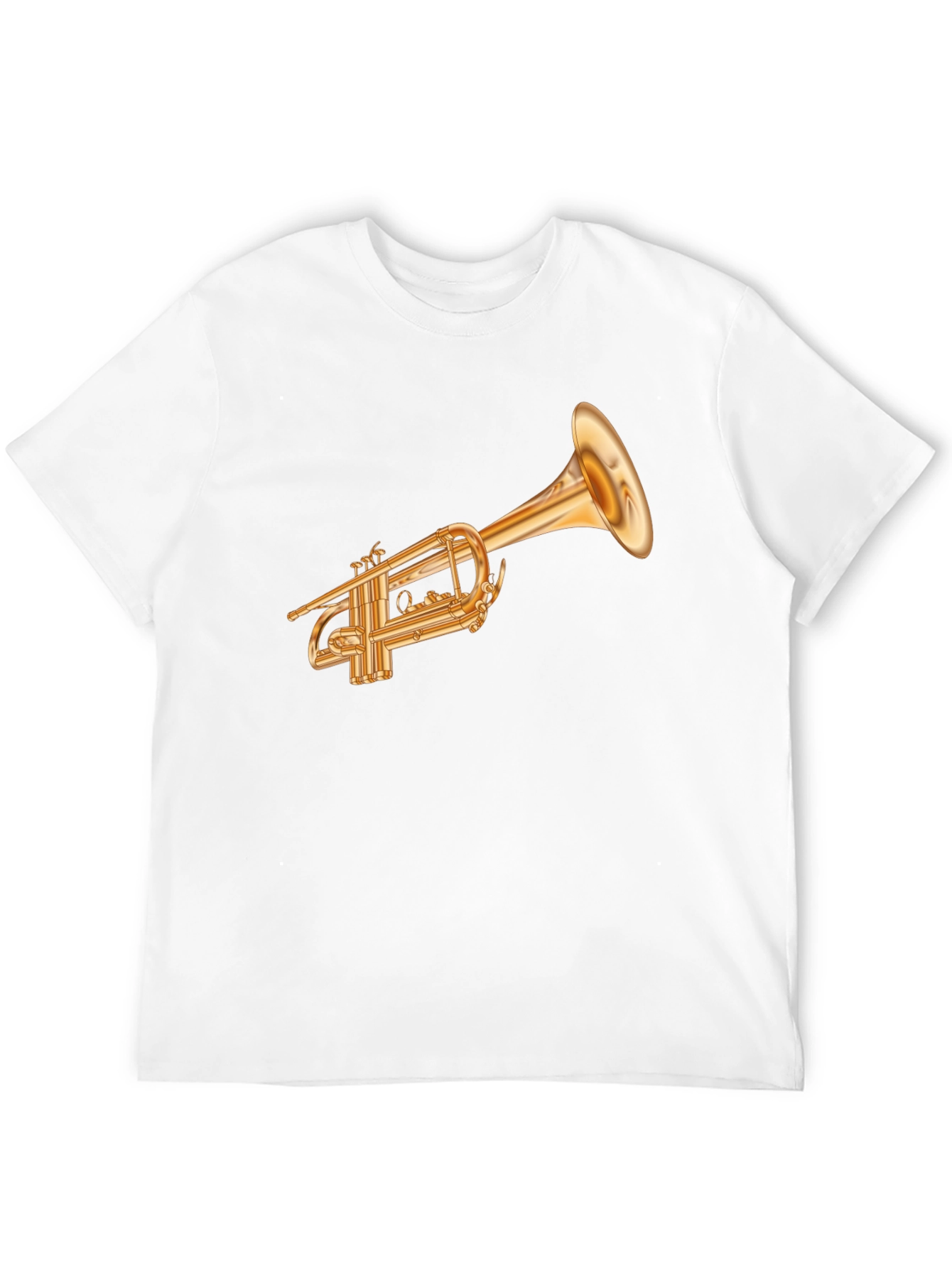 Trumpet Graphic Tee - Musical Instrument Shirt