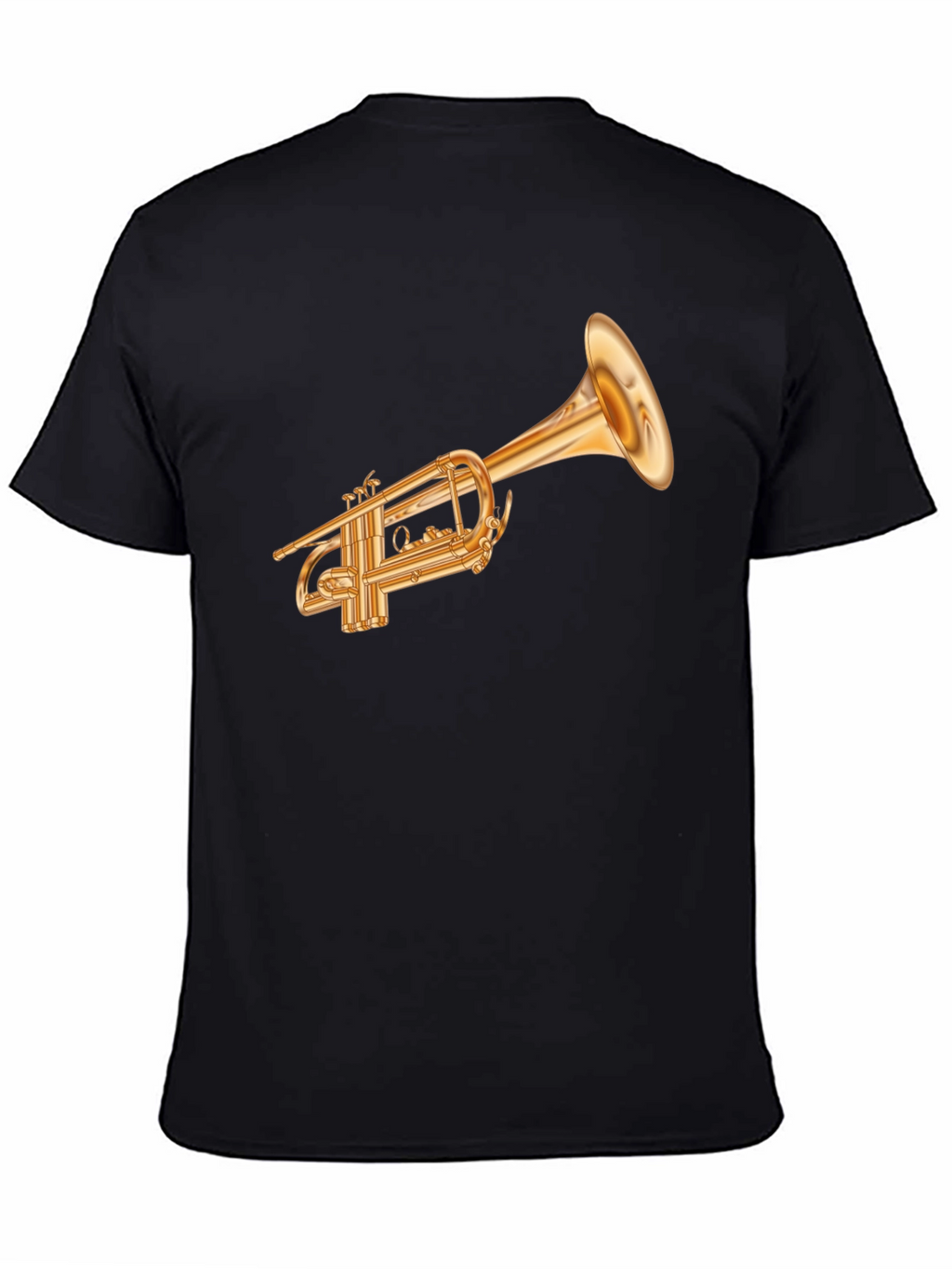 Trumpet Graphic Tee - Musical Instrument Shirt