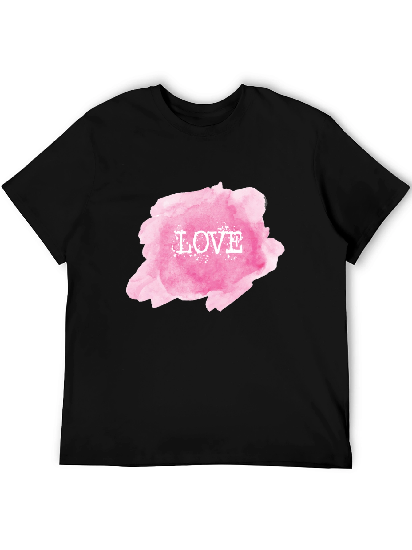Love Watercolor Graphic T-Shirt - Stylish Casual Wear