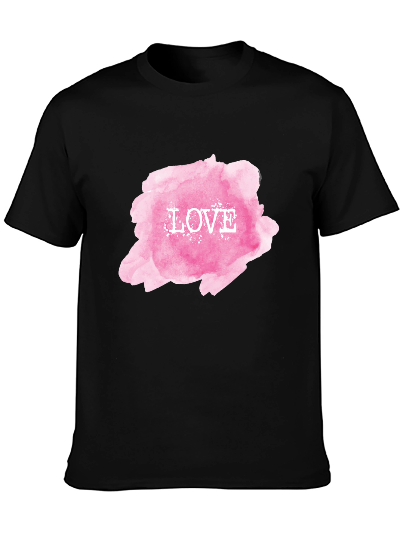 Love Watercolor Graphic T-Shirt - Stylish Casual Wear