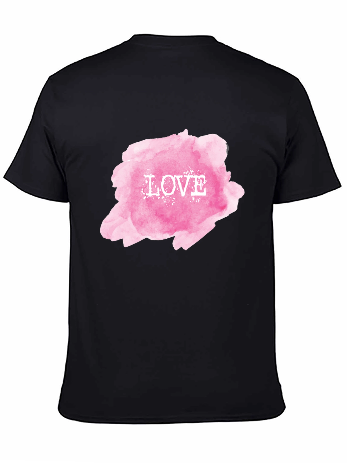Love Watercolor Graphic T-Shirt - Stylish Casual Wear