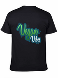 Vegan Vibes Black T-Shirt - Stylish and Comfortable