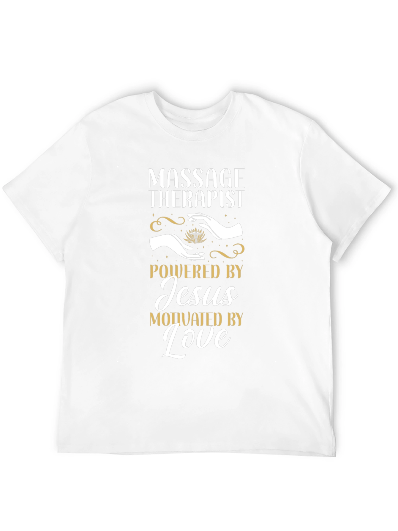 Massage Therapist Powered By Jesus T-Shirt