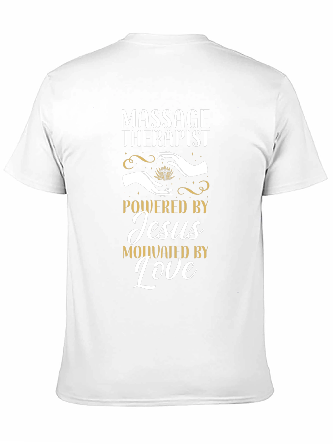 Massage Therapist Powered By Jesus T-Shirt