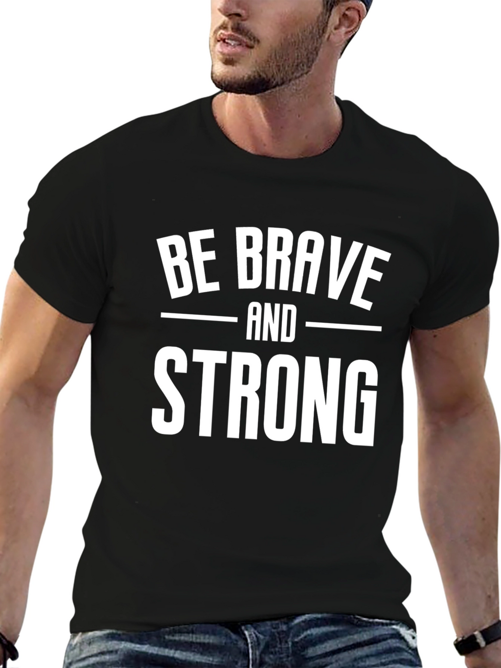 Be Brave and Strong Graphic Tee