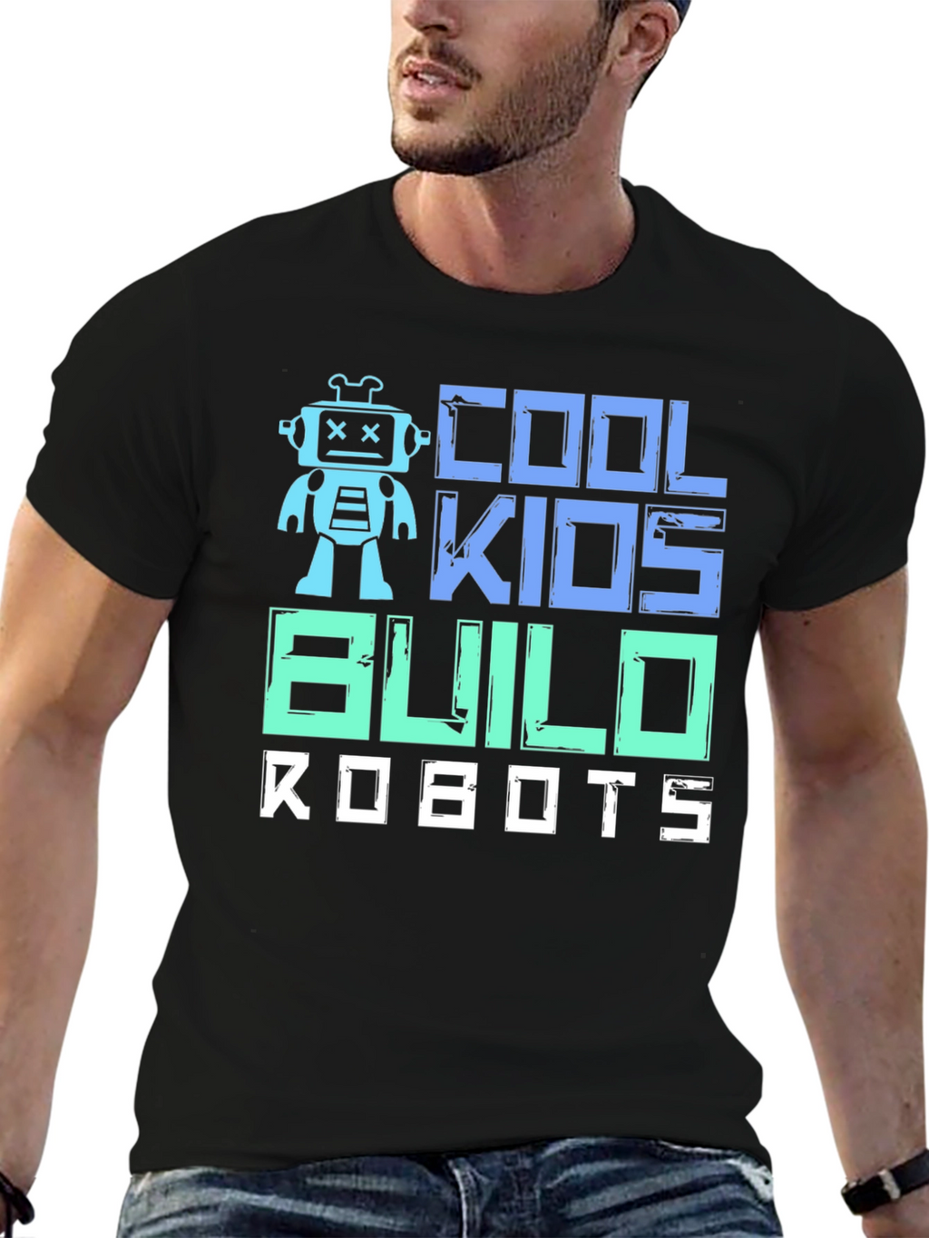 Cool Kids Build Robots T-Shirt