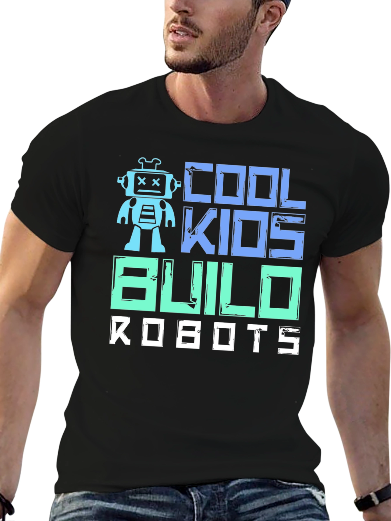 Cool Kids Build Robots T-Shirt