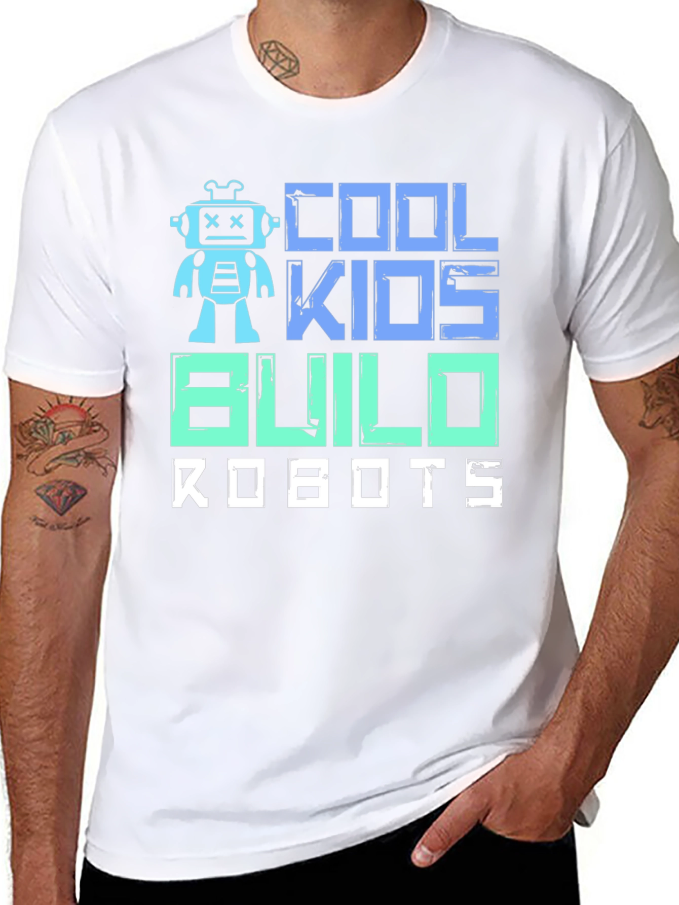 Cool Kids Build Robots T-Shirt