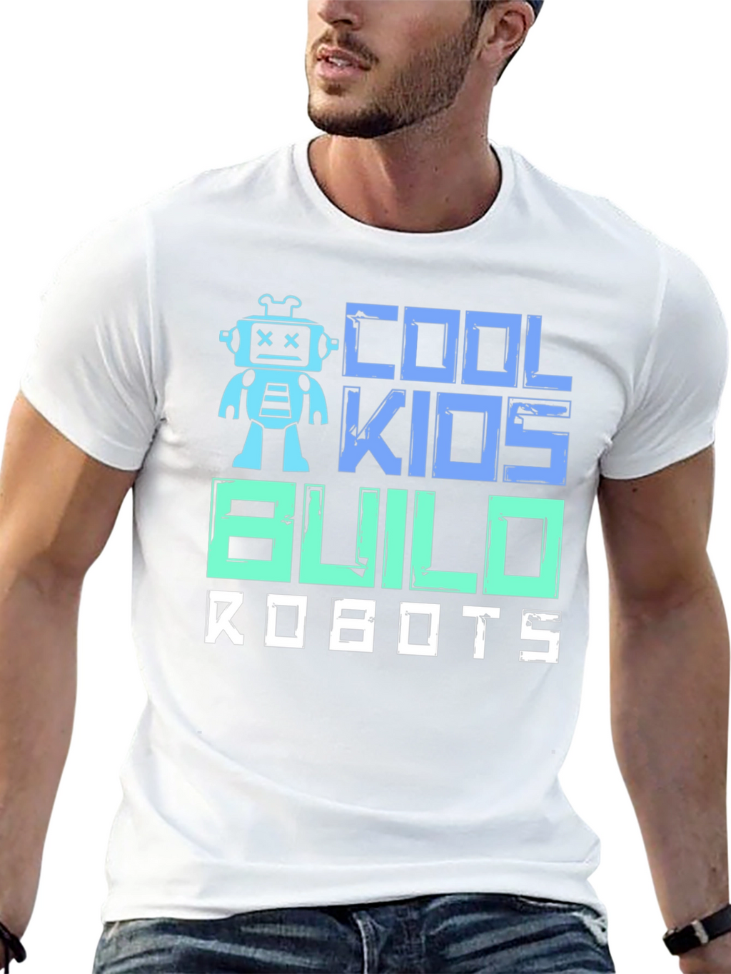 Cool Kids Build Robots T-Shirt