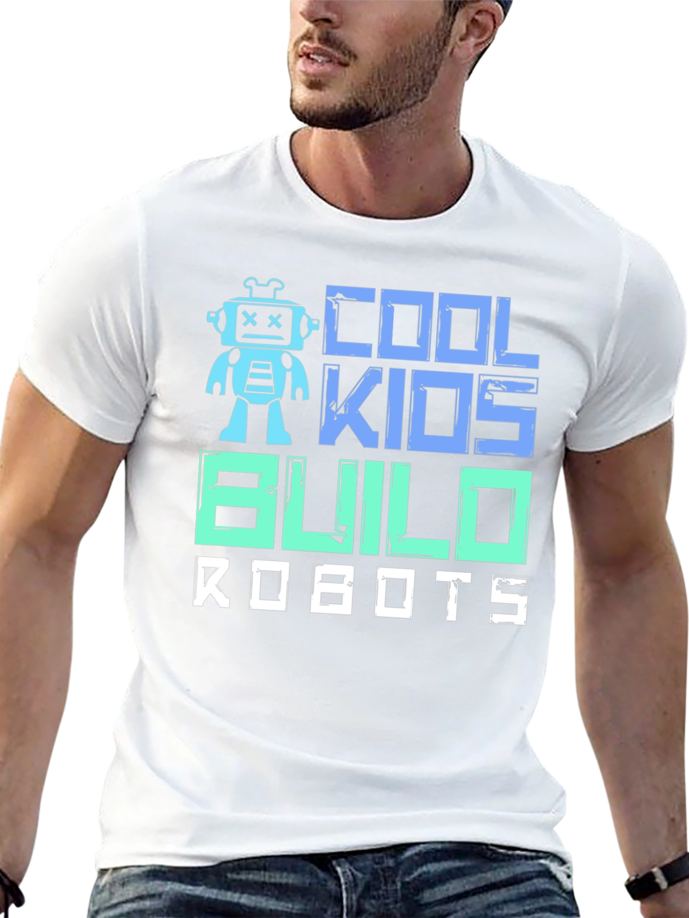 Cool Kids Build Robots T-Shirt