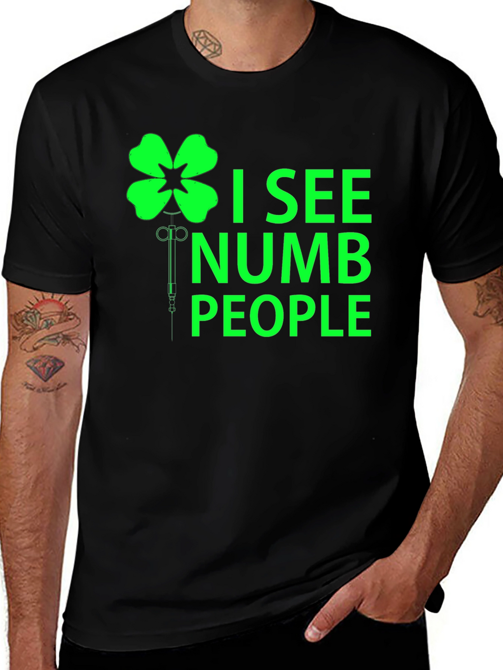 I See Numb People Graphic T-Shirt