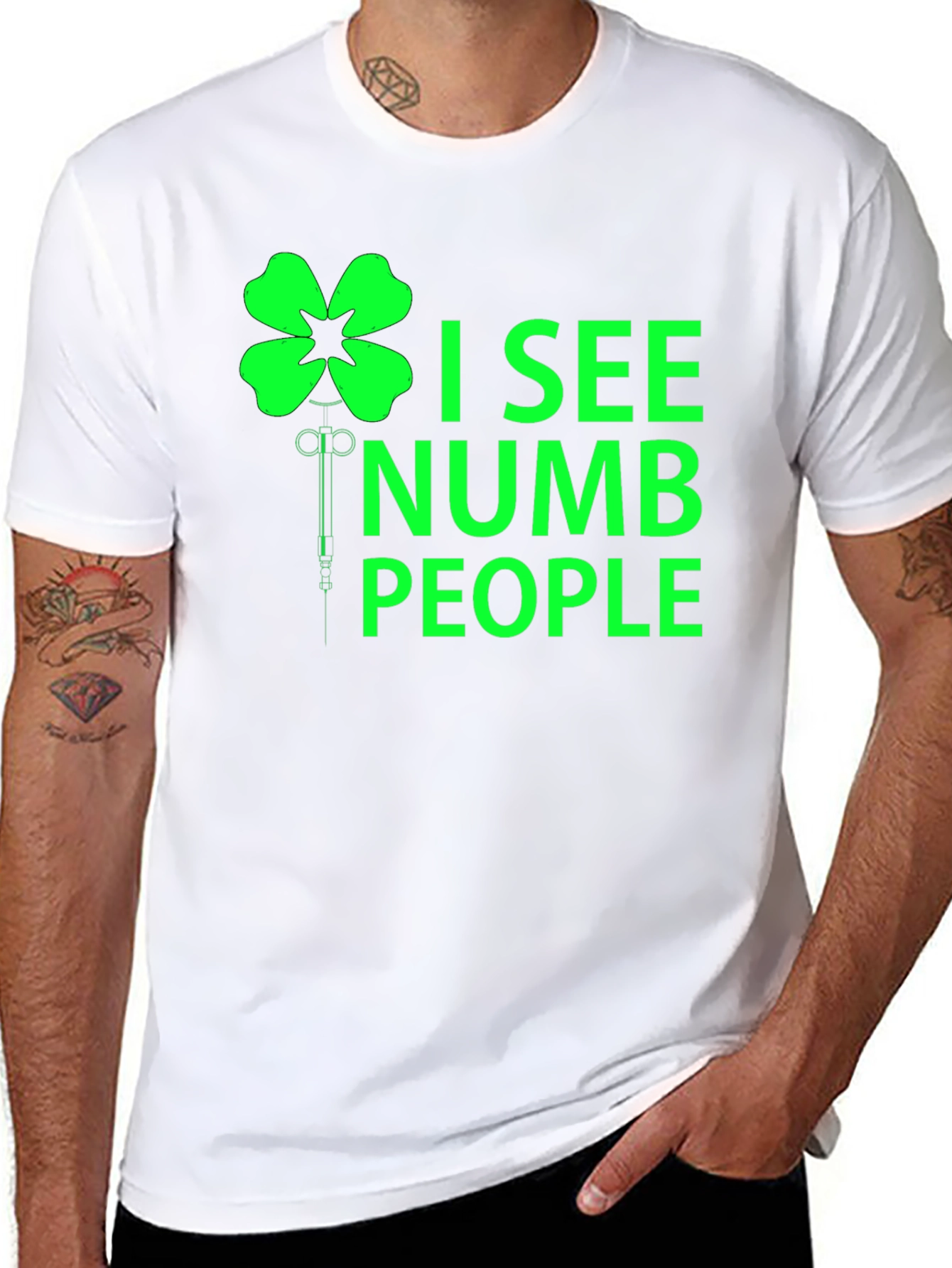 I See Numb People Graphic T-Shirt
