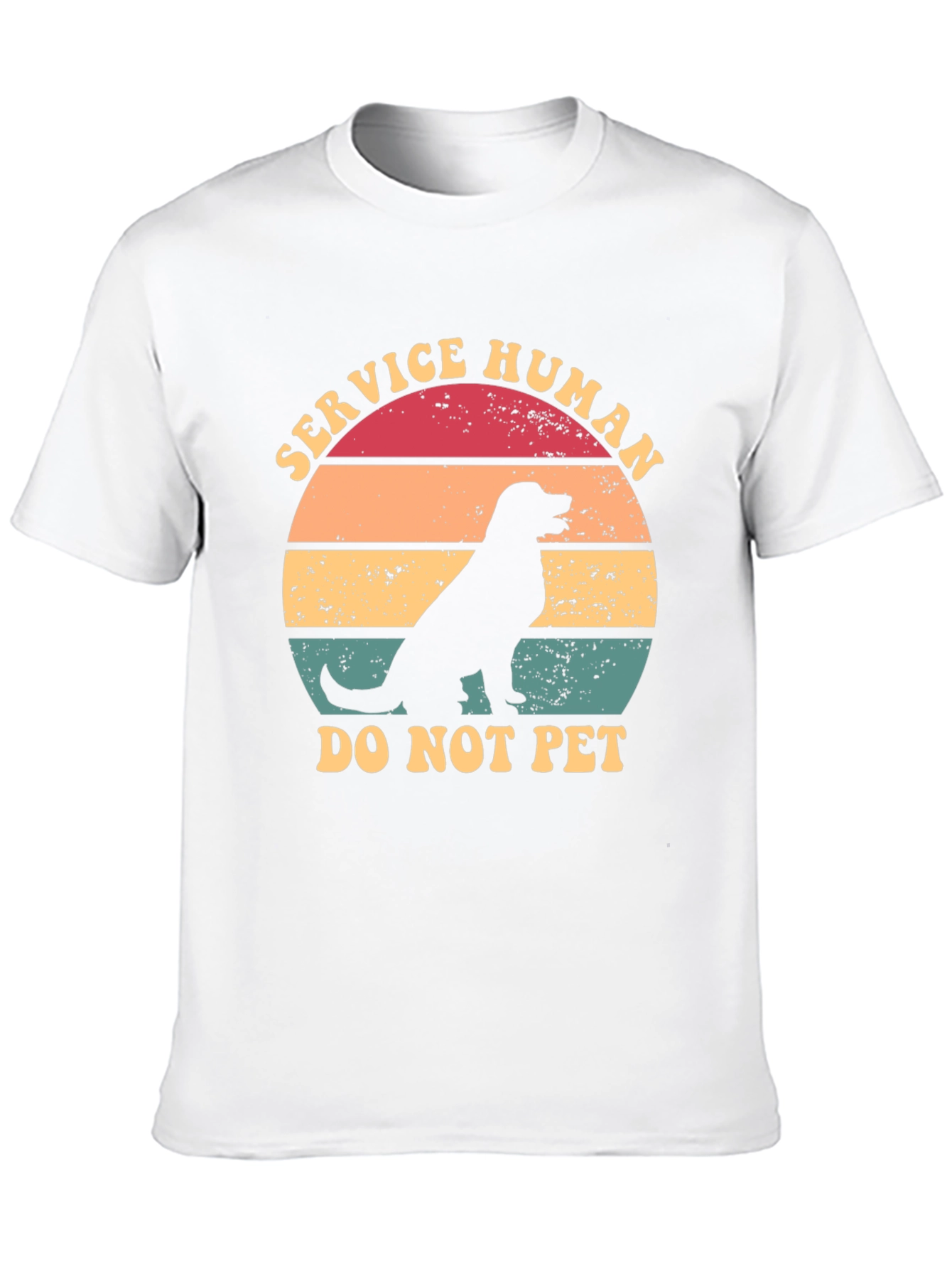 Service Human Dog T-Shirt - Do Not Pet