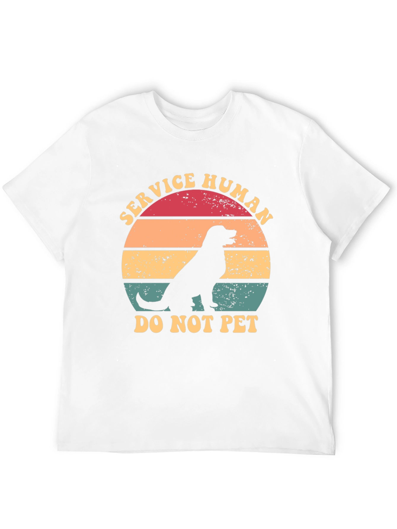 Service Human Dog T-Shirt - Do Not Pet