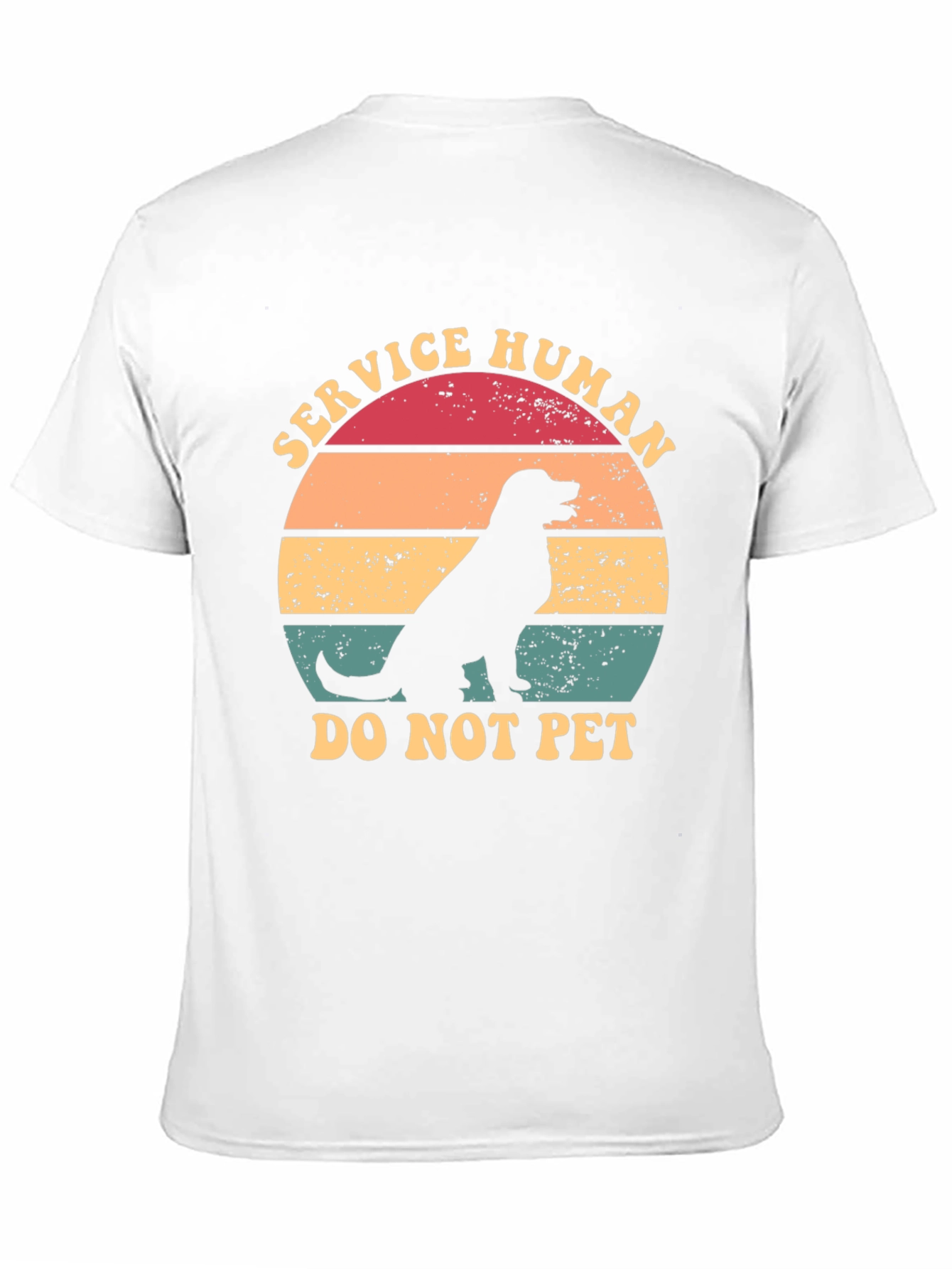 Service Human Dog T-Shirt - Do Not Pet