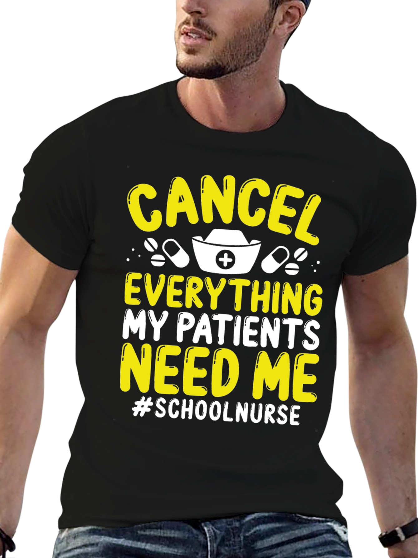 School Nurse T-Shirt: Cancel Everything Im Needed!