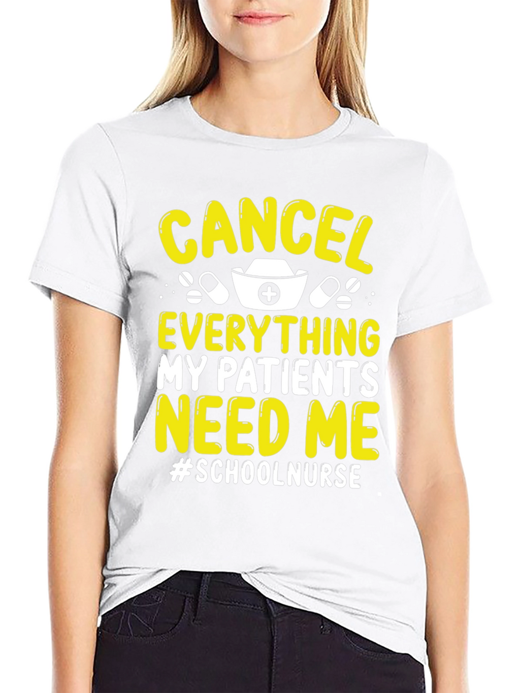 School Nurse T-Shirt: Cancel Everything Im Needed!