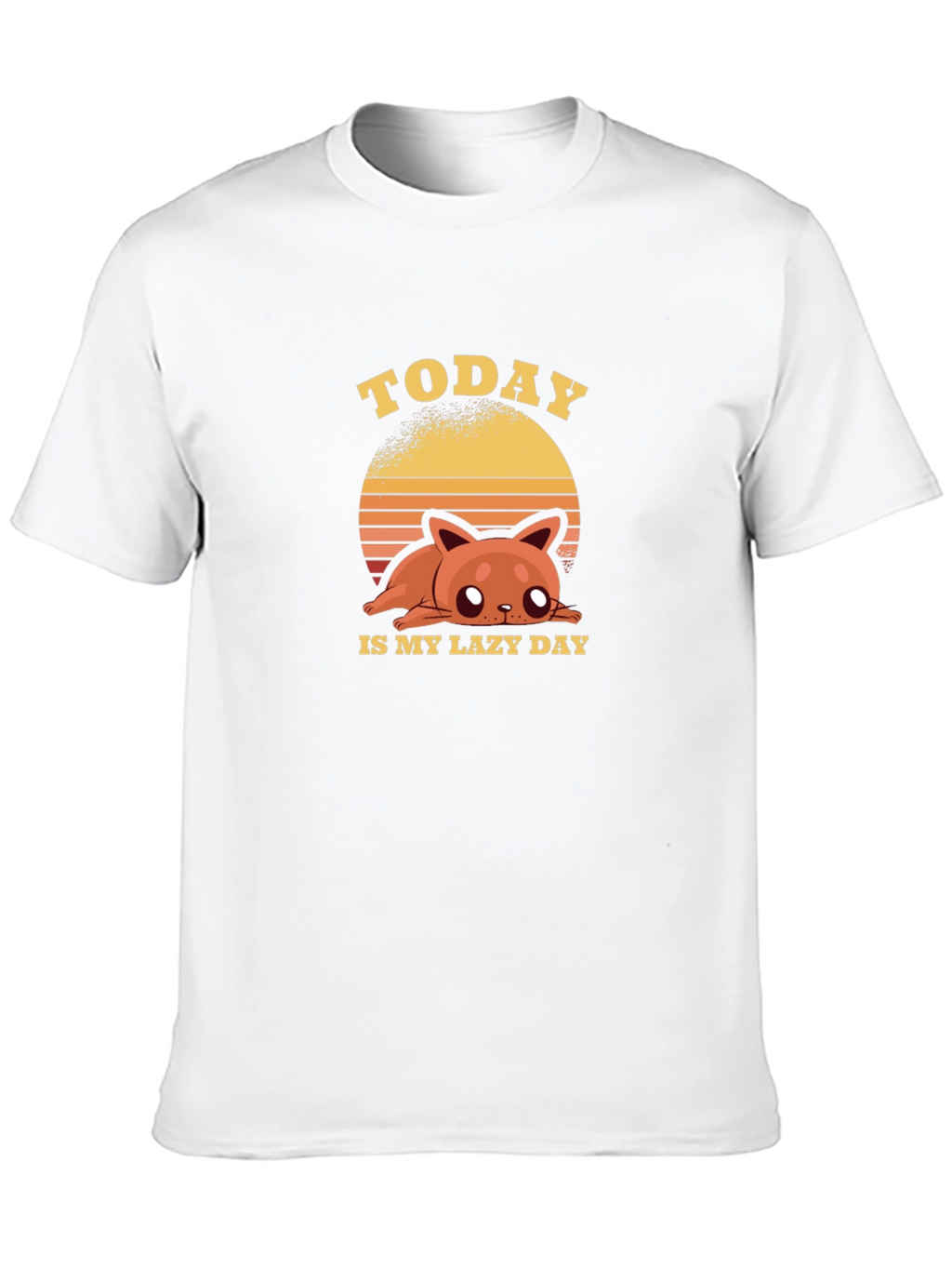 Today is My Lazy Day Cat Graphic T-Shirt