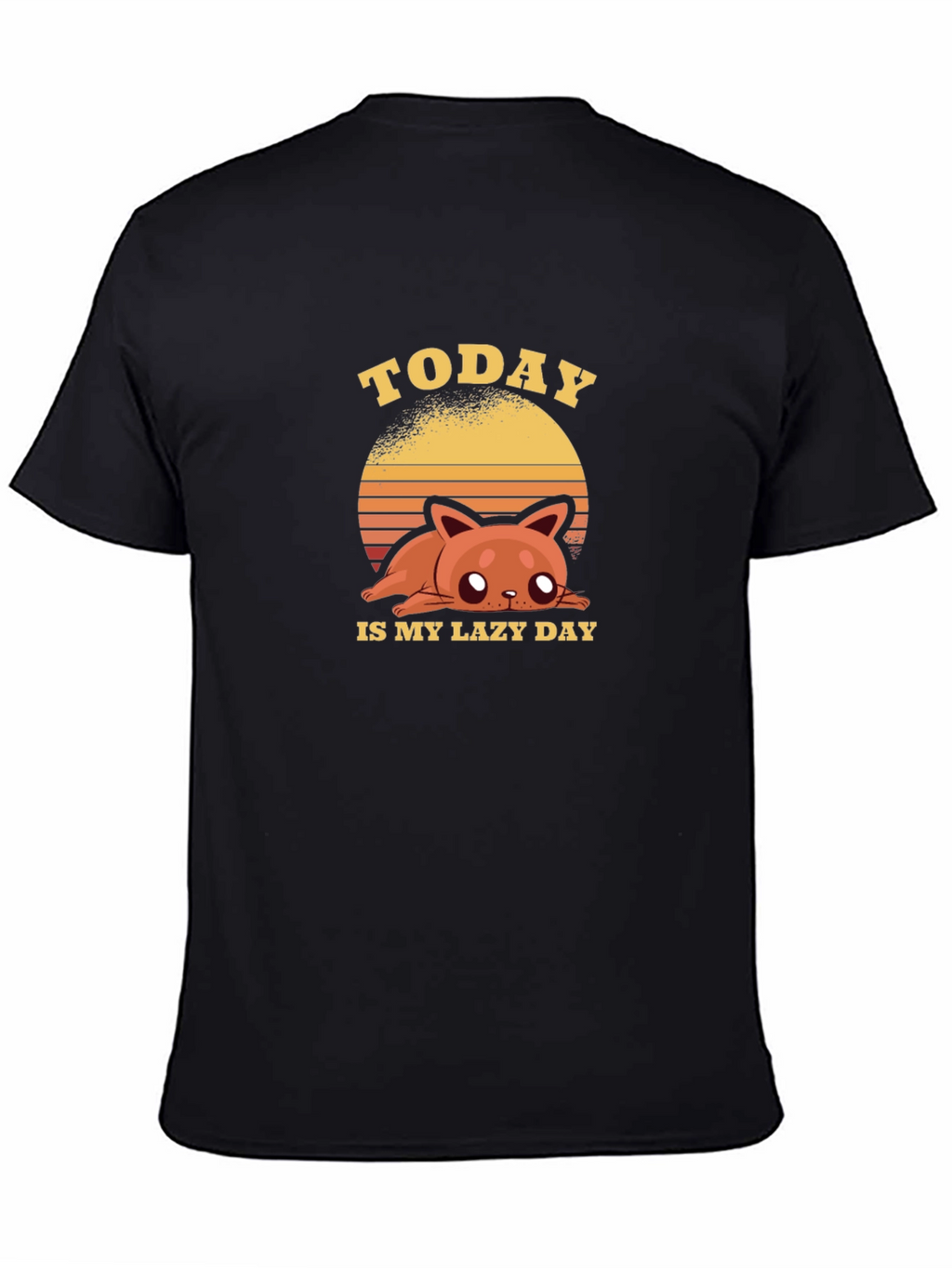 Today is My Lazy Day Cat Graphic T-Shirt
