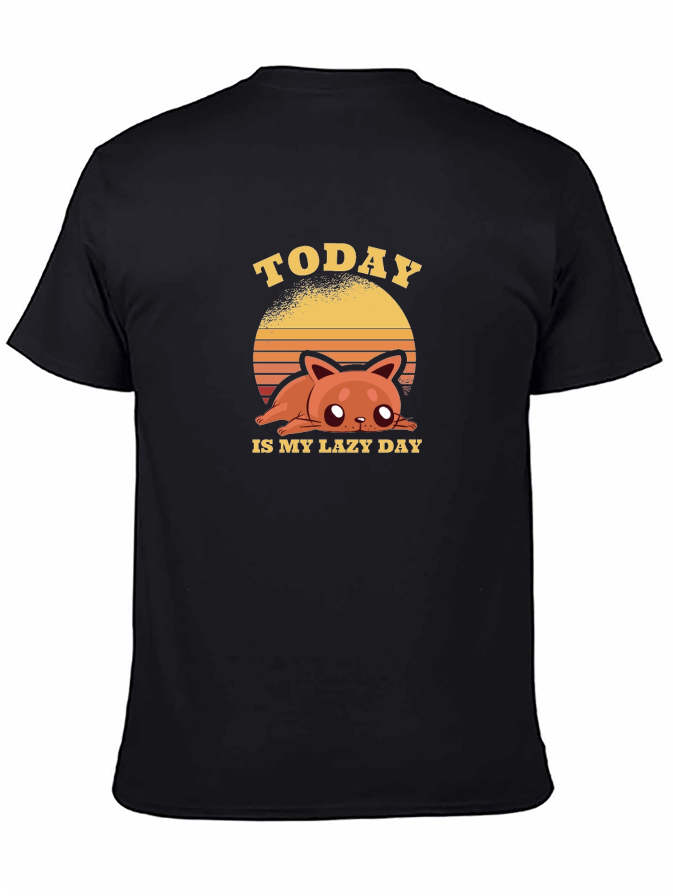 Today is My Lazy Day Cat Graphic T-Shirt