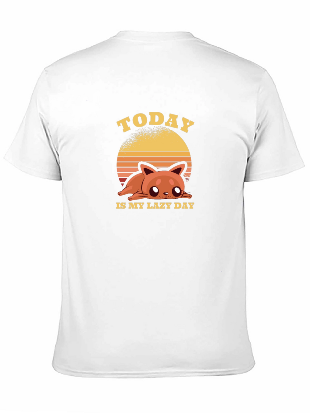 Today is My Lazy Day Cat Graphic T-Shirt