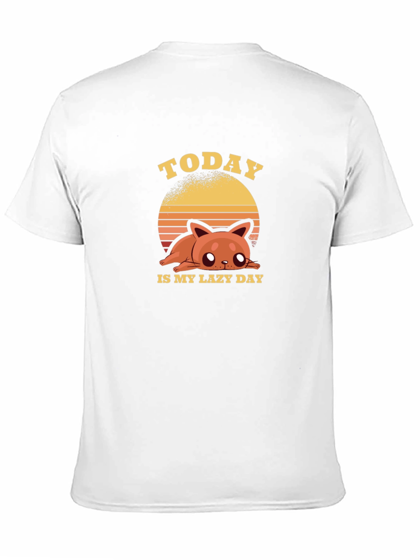 Today is My Lazy Day Cat Graphic T-Shirt