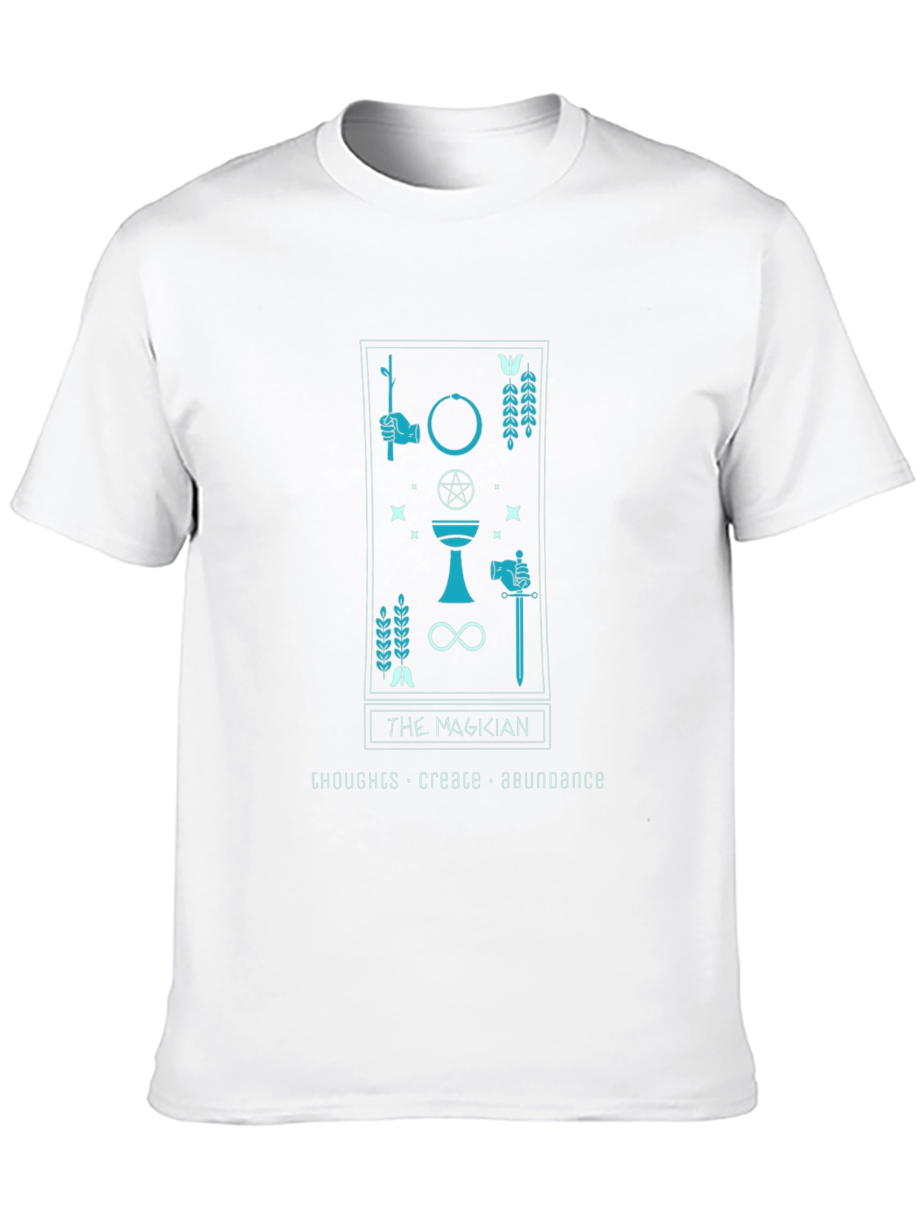 The Magician Tarot Card Black T-Shirt