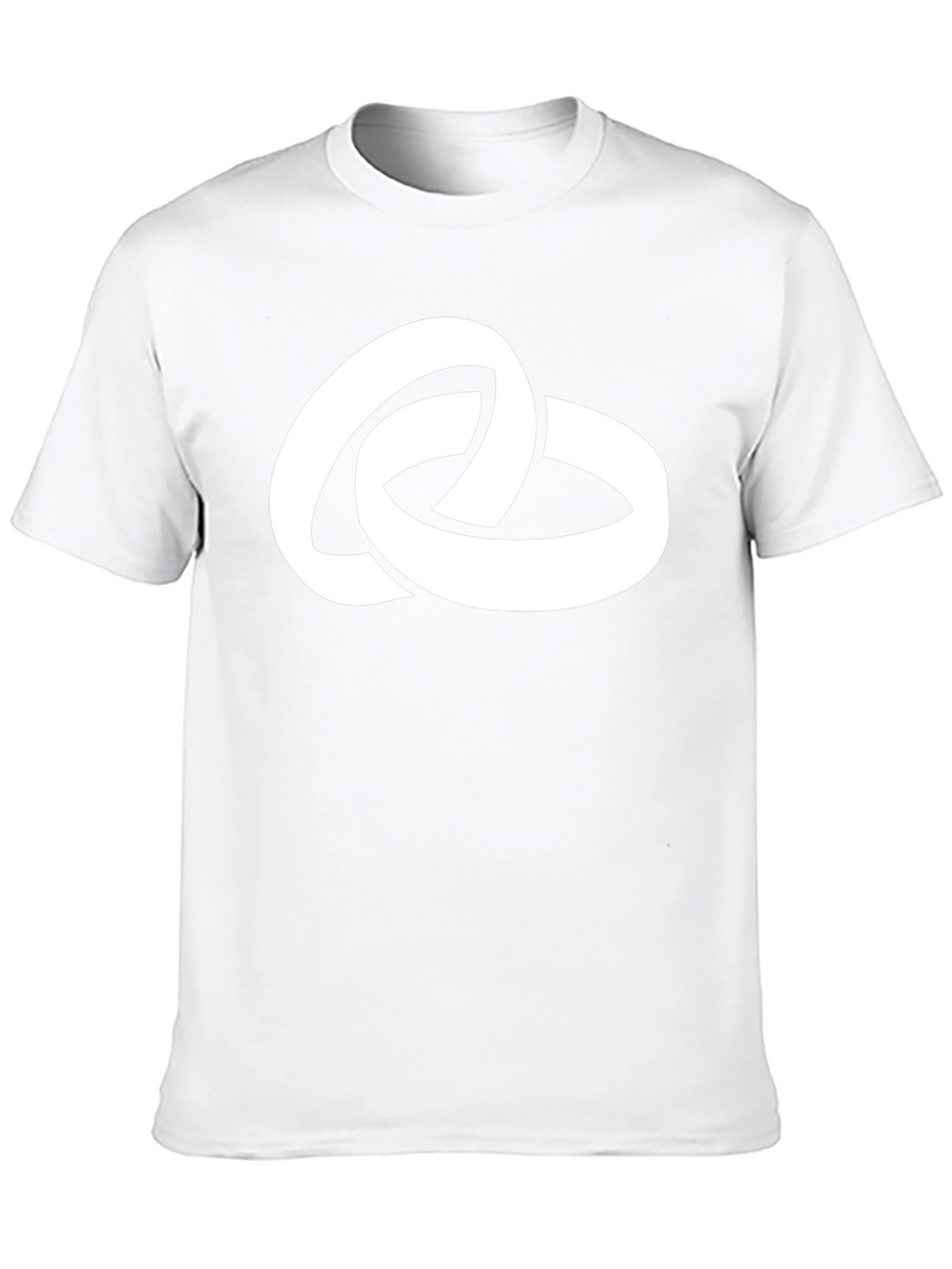 Linked Rings Graphic Tee - Stylish Black Cotton T-Shirt