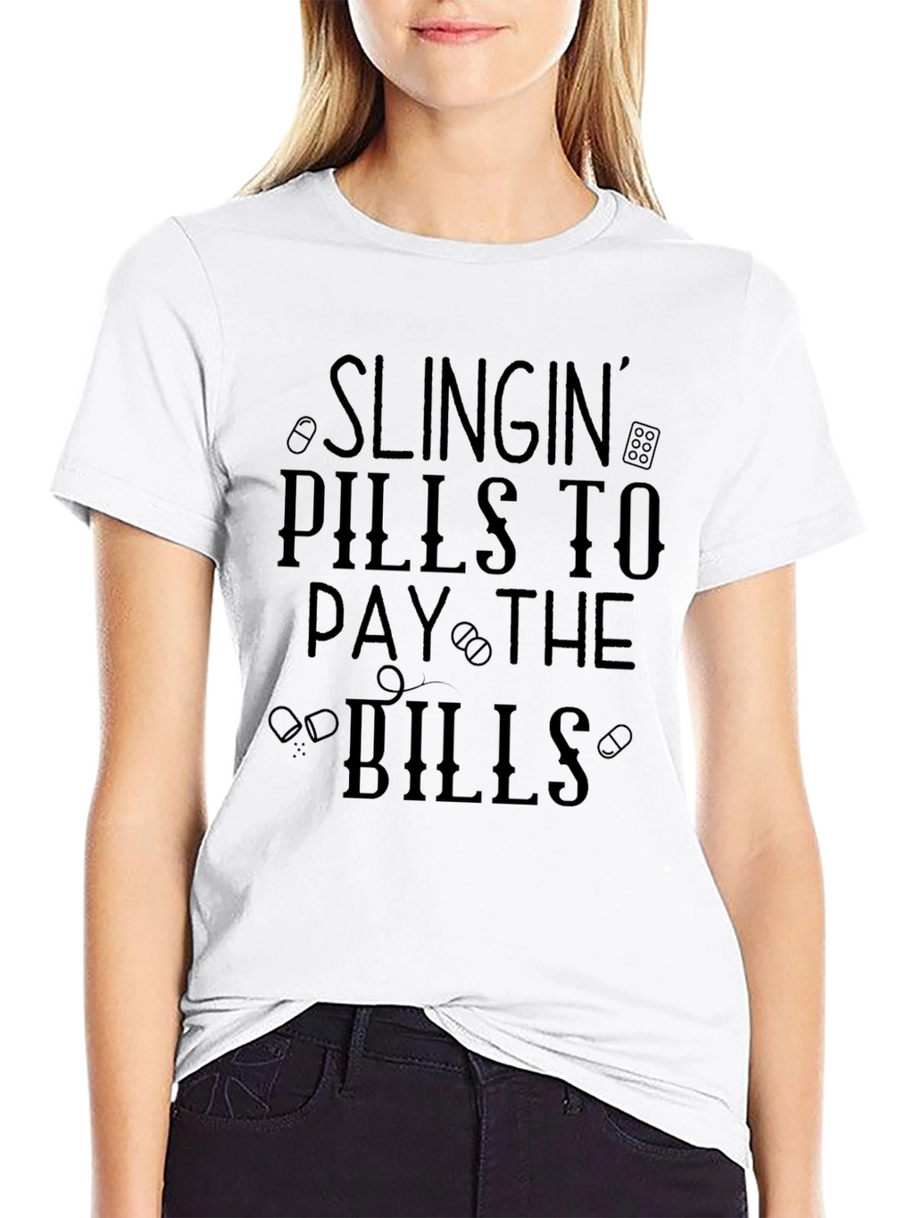 Slingin Pills T-Shirt - Novelty Graphic Tee