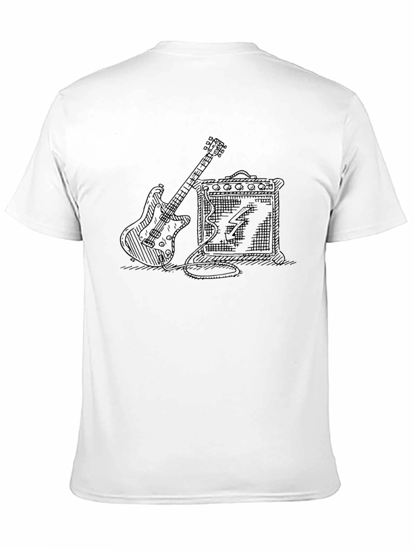 Electric Guitar & Amp T-Shirt - Musician Tee