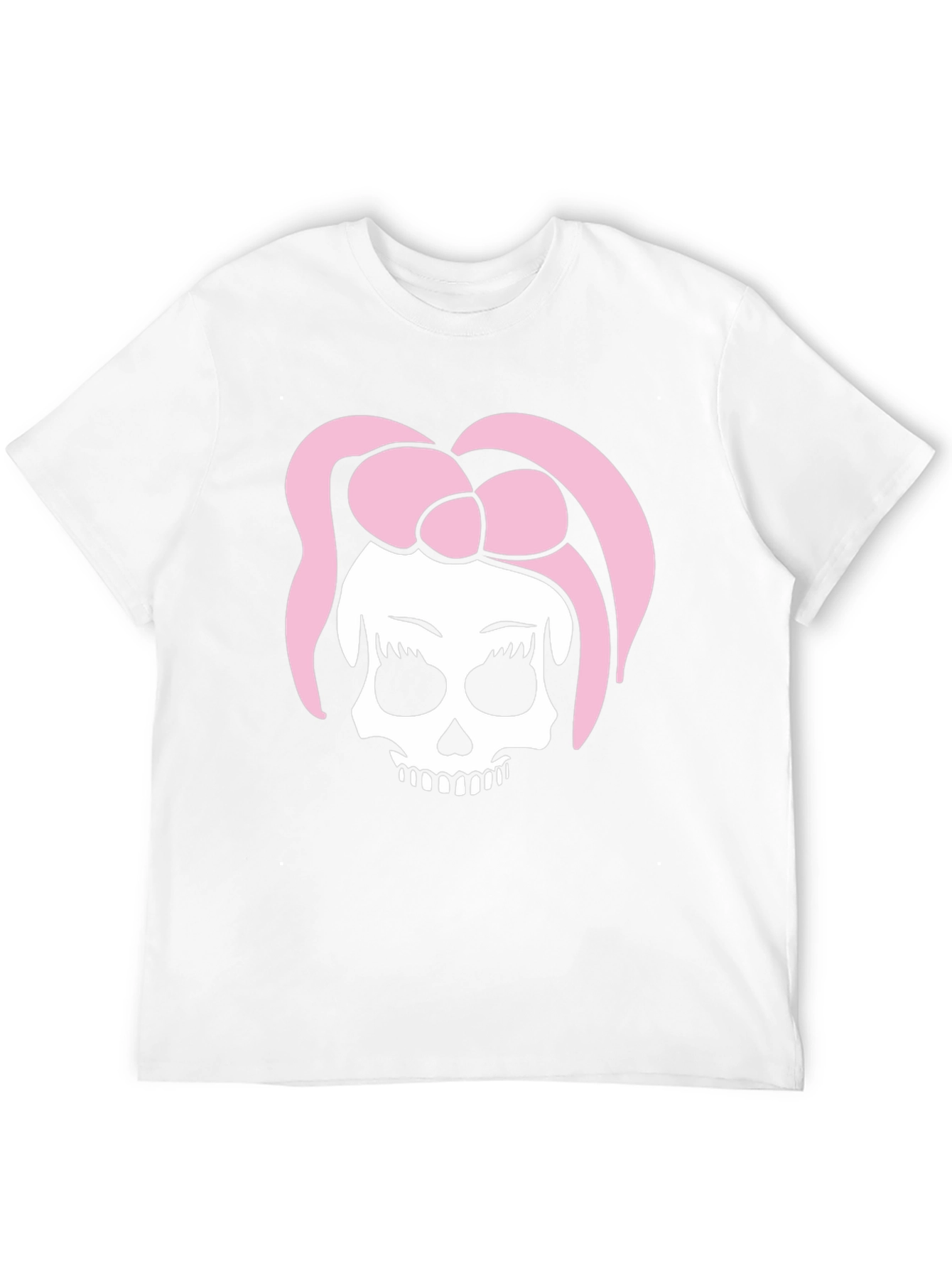 Skull With Bow T-Shirt - Edgy Fashion Tee
