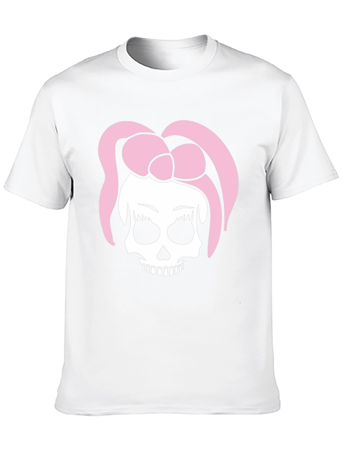 Skull With Bow T-Shirt - Edgy Fashion Tee