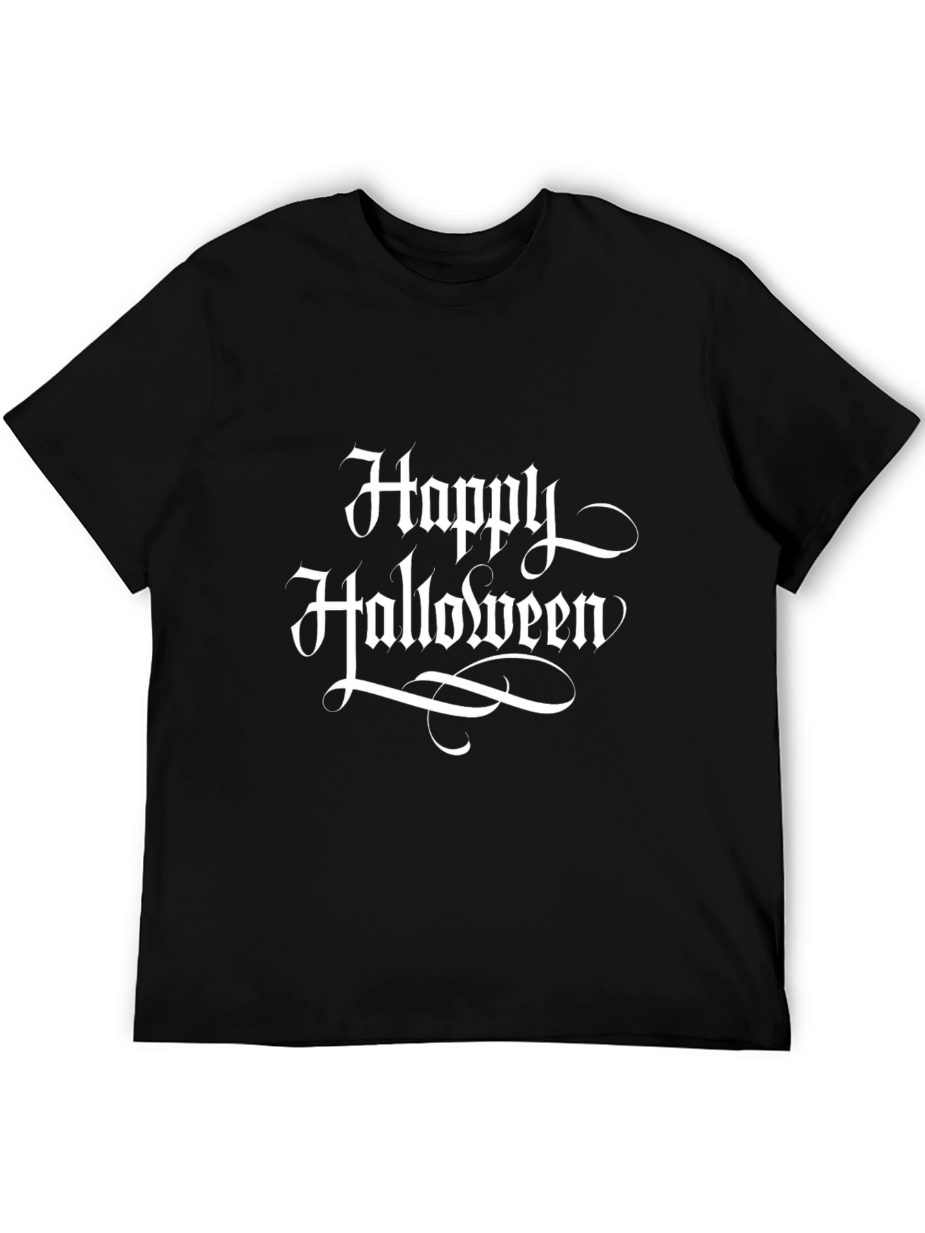Happy Halloween Black T-Shirt