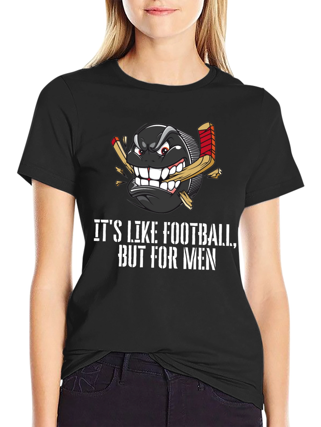 Hockey is For Men Graphic T-Shirt