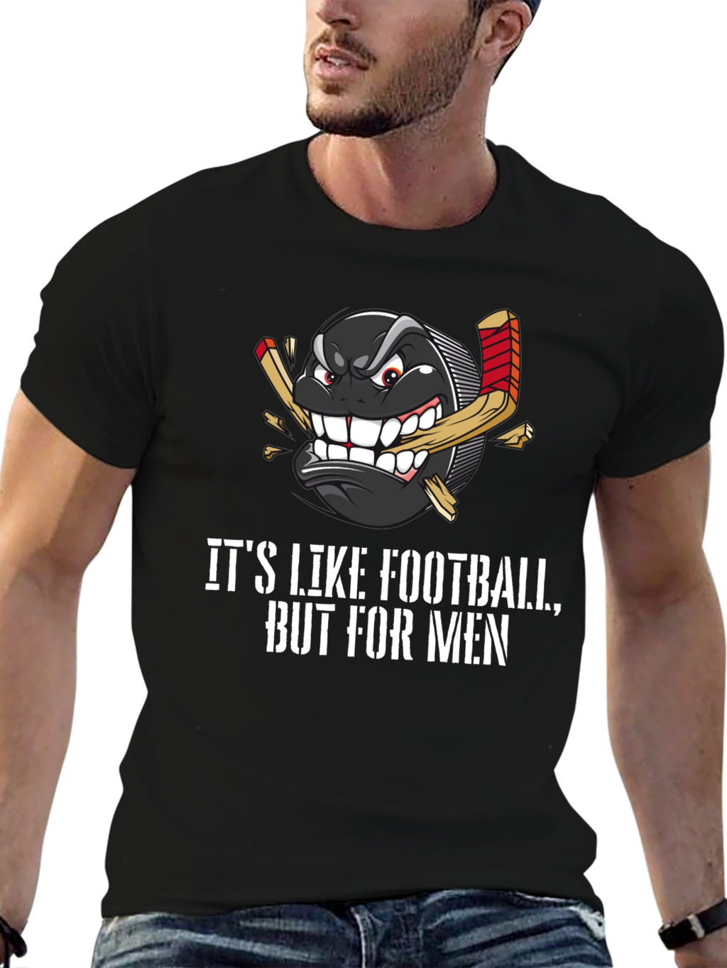 Hockey is For Men Graphic T-Shirt