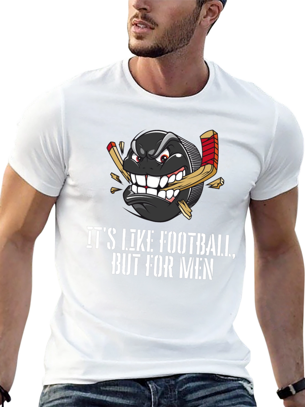 Hockey is For Men Graphic T-Shirt