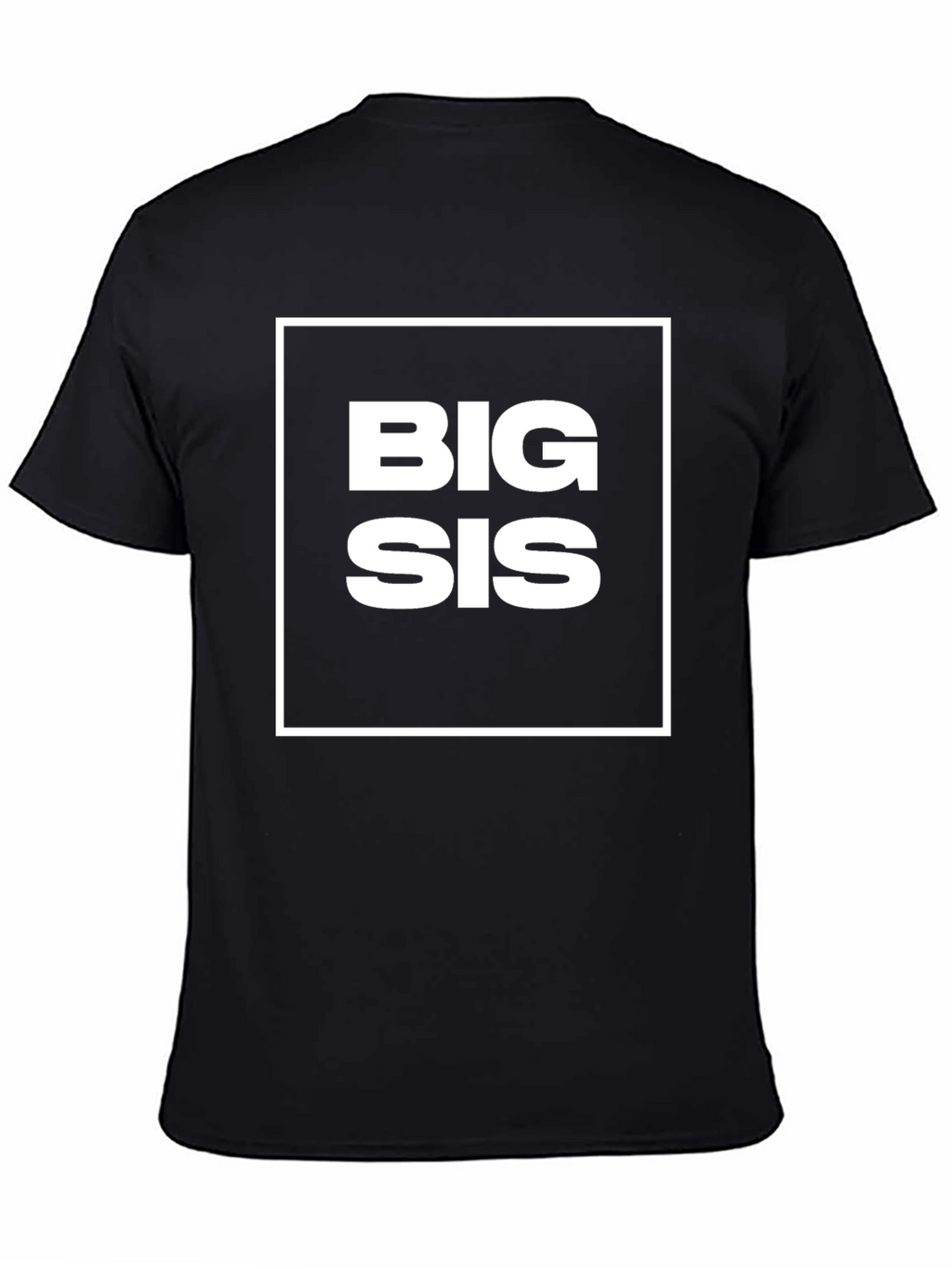Big Sis Graphic Tee - Stylish Black T-Shirt