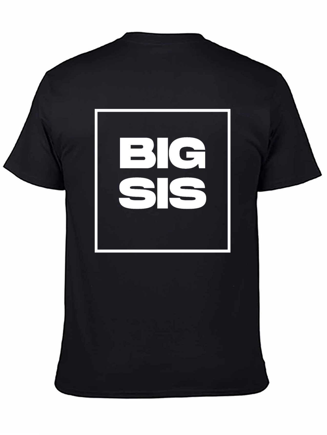 Big Sis Graphic Tee - Stylish Black T-Shirt