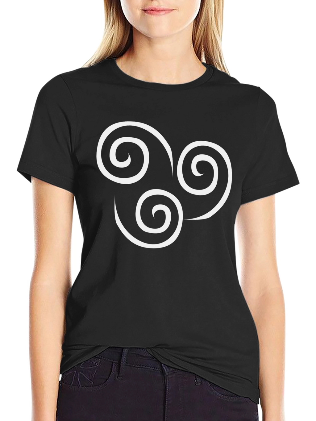 Air Nation Symbol T-Shirt - Black Cotton Tee