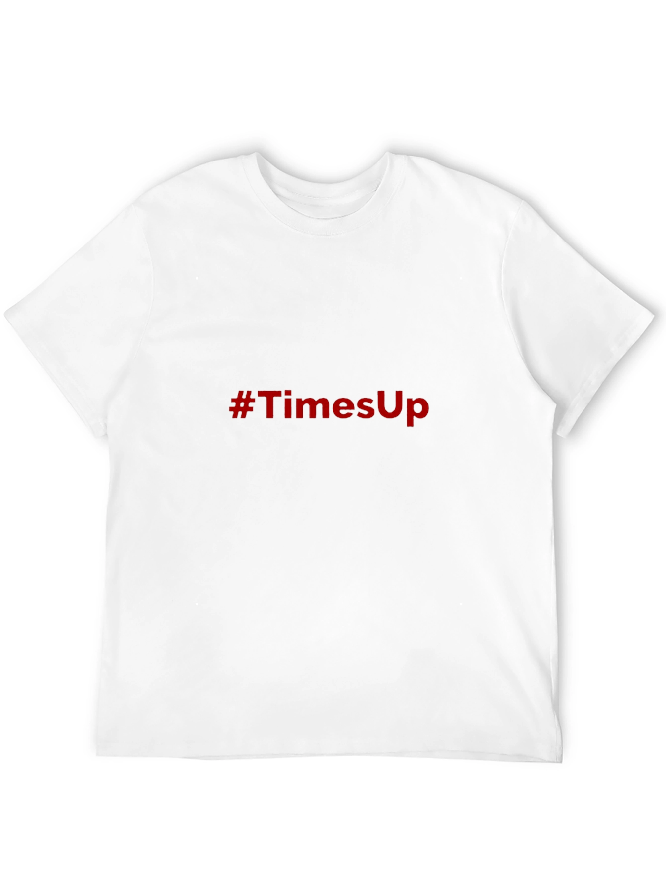 Times Up Graphic Tee - Mens Black Crew Neck