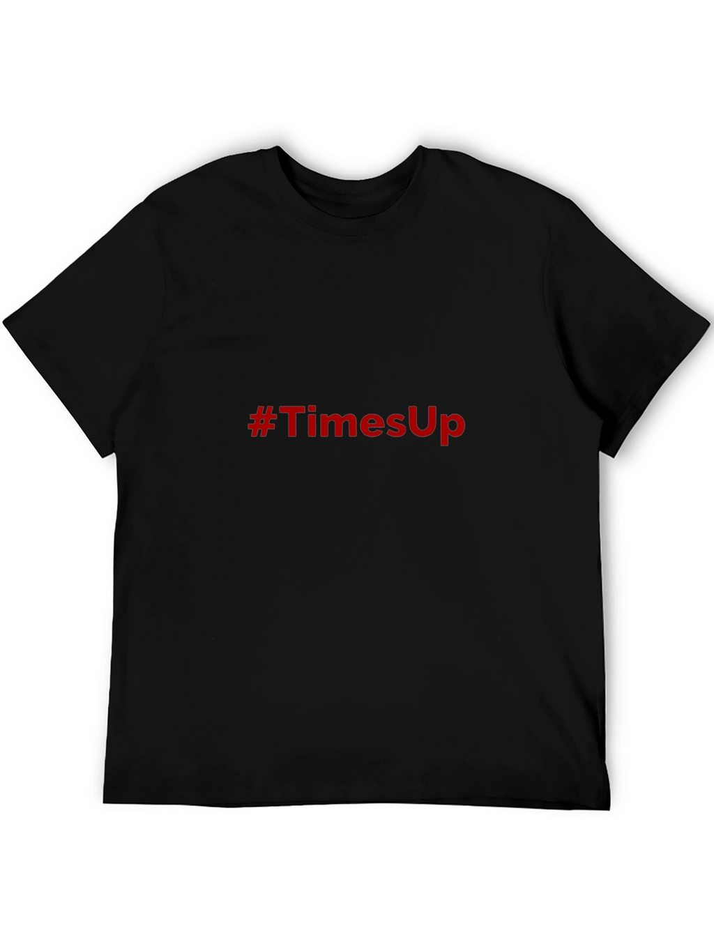 Times Up Graphic Tee - Mens Black Crew Neck