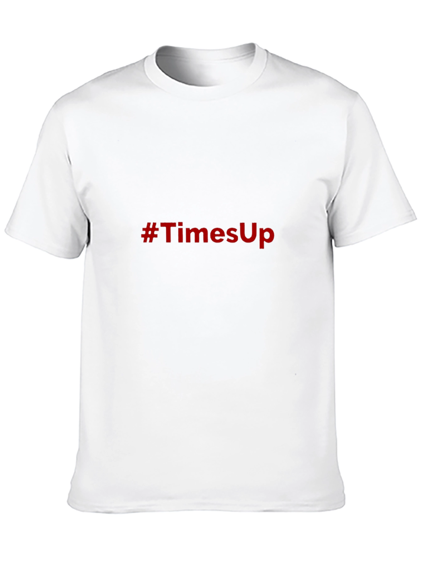 Times Up Graphic Tee - Mens Black Crew Neck