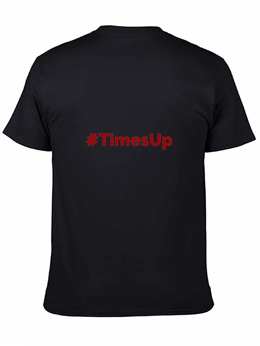 Times Up Graphic Tee - Mens Black Crew Neck