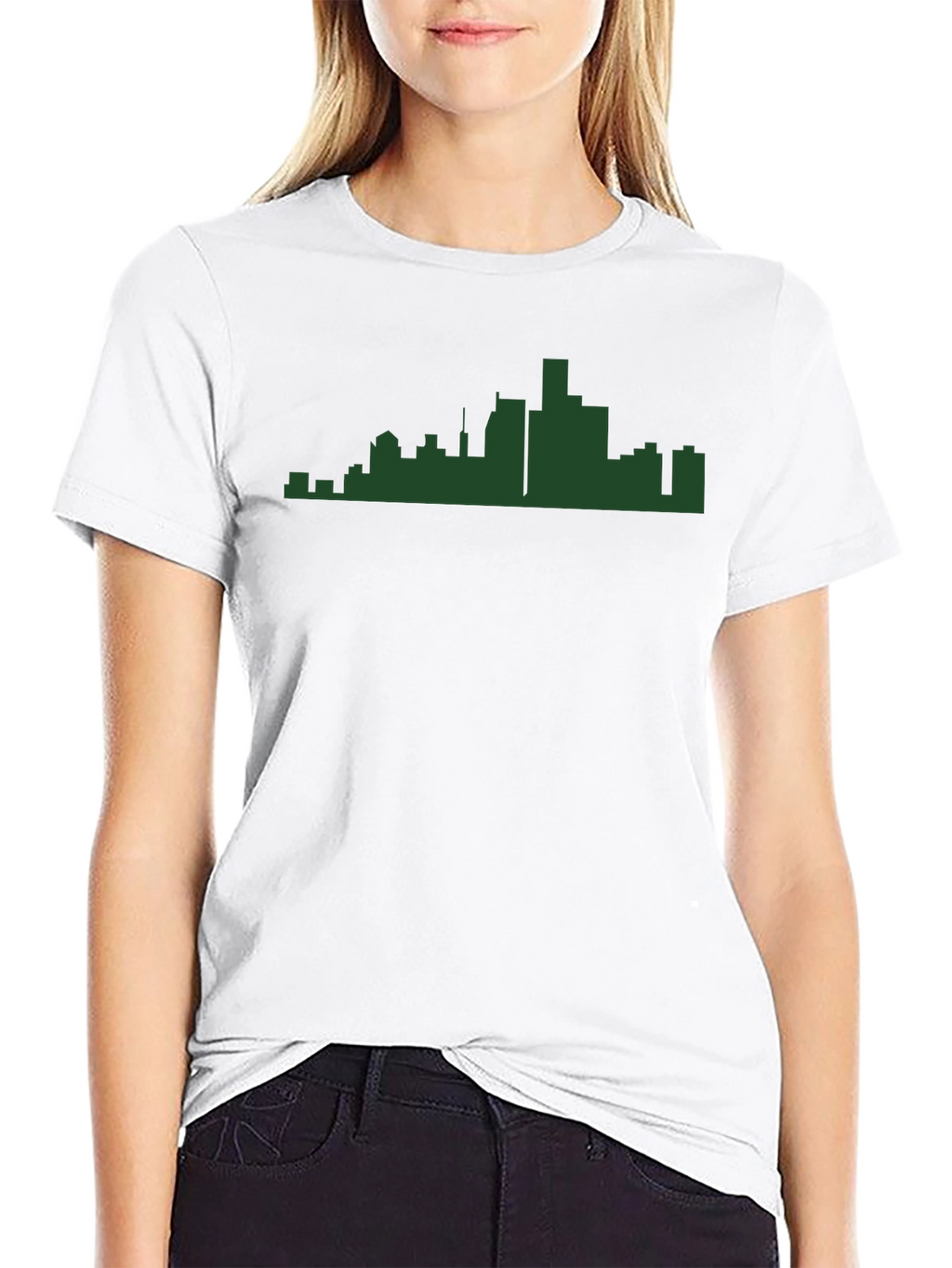 Cityscape Silhouette Tee - Modern Urban Style