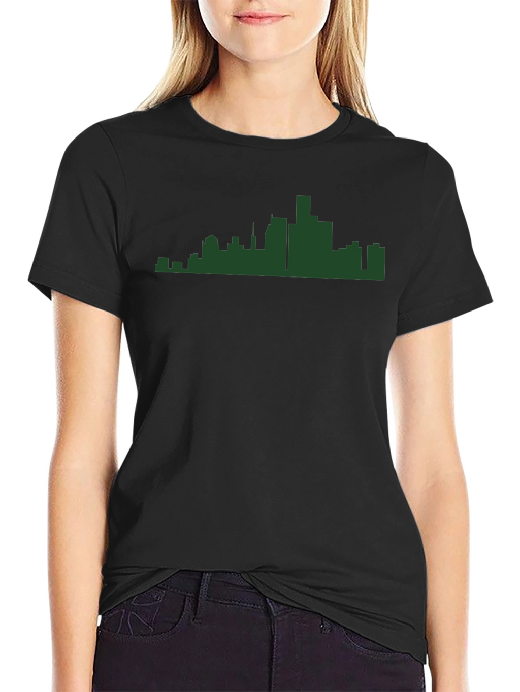Cityscape Silhouette Tee - Modern Urban Style